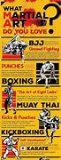 Image result for types of martial arts list