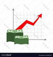 Image result for Graph Increase Icon Red