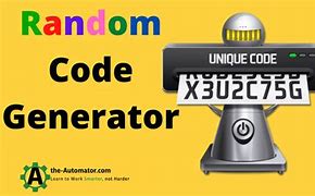 Image result for Random Character Code Generator