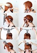 Image result for 50s Hairstyles with Scarves