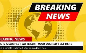 Image result for Breaking News Editable Template