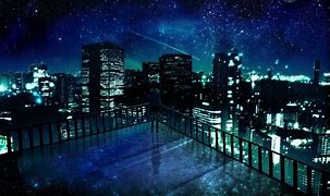 Image result for anime cityscapes night