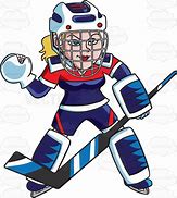 Image result for Ice Hockey Goalie Cartoon