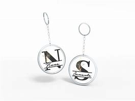 Image result for Monogram Keychain