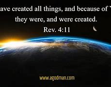 Image result for God Created All Things