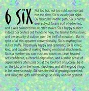 Image result for Numerology 6