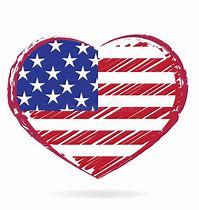Image result for Vintage American Flag Heart