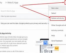 Image result for Google Account History Delete