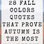 Image result for Fall Colors Quotes