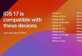 Image result for iOS 17 iPhone Support