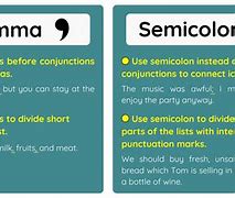 Image result for Example of a Semicolon