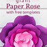Image result for Giant Paper Flower Template