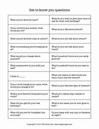 Image result for Get to Know You Questions Big Text
