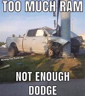 Image result for If You Cant Dodge It Ram It Meme