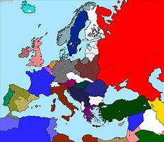 Image result for Map of Europe From WW2 Clear