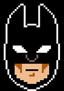 Image result for 8-Bit Pixel Art Batman