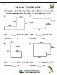 Image result for Perimeter Worksheets Year 4