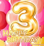 Image result for Animated Happy 3rd Birthday