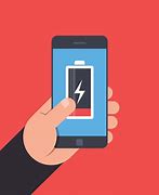 Image result for A Picture of a Phone with Low Battery