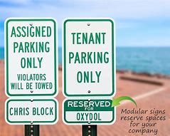Image result for Parking Spot Signage
