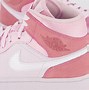 Image result for Rose Pink and White and Black Jordan 1