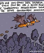 Image result for Fruit Bat in Cartoon Running Away From Predator