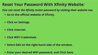 Image result for Xfinity Modem Password
