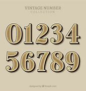 Image result for Vintage Numbers Illustrations