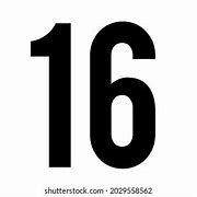 Image result for 16 Number Sign