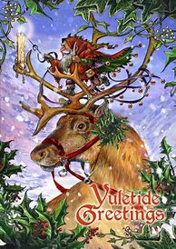 Image result for Free Printable Yule Cards