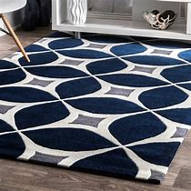 Image result for Navy Bkue White and Grey Rugs