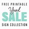 Image result for Free Yard Sale Sign Template