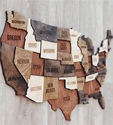 Image result for US Map Wall Art