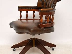 Image result for Antique Leather Desk Chair