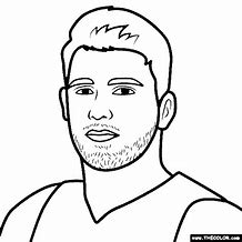 Image result for Luka Doncic Coloring Page