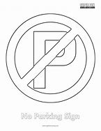 Image result for No Parking Sign Cartoon