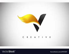 Image result for V Logo Design Gold
