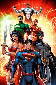 Image result for Superman and the Justice League Fan Art