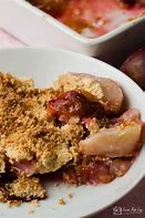 Image result for Pear and Plum Crumble