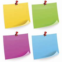 Image result for White Sticky Notes Paper Clip