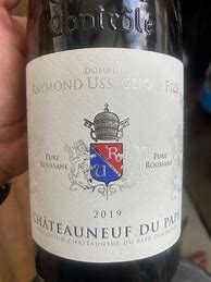 Bildergebnis für Raymond Usseglio Chateauneuf Pape Blanc Pure Roussanne