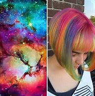 Image result for Galaxy Hair Drawing