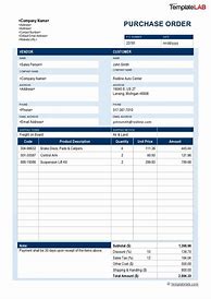 Image result for Example of a Purchase Order