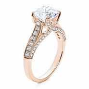 Image result for Rose Gold Princess Cut Engagement Rings