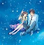 Image result for Anime Boy and Girl Back to Back