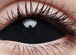 Image result for Black Sclera Contacts