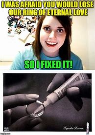 Image result for Overly Attached Girlfriend Meme Telescope