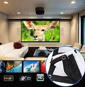 Image result for Torn 60 Inch Cloth Projector Screen
