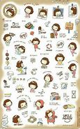Image result for Korean Stickers Journal