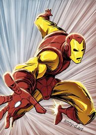 Image result for Iron Man Comic Front View